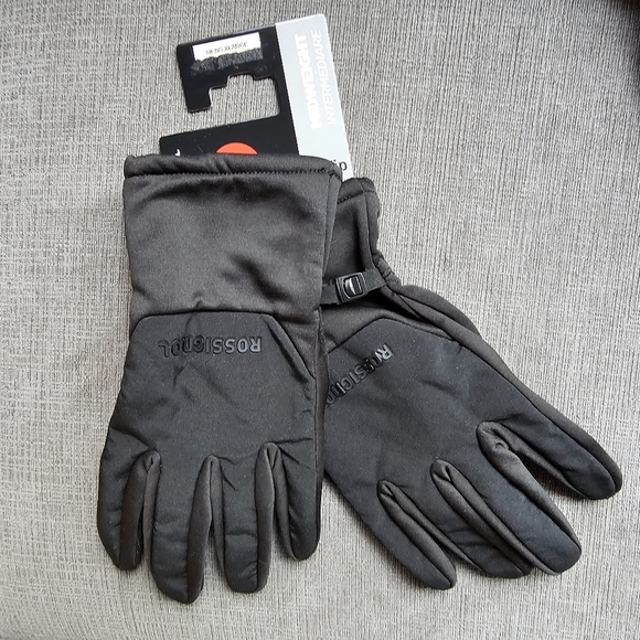 Rossignol Midweight Intermediare Black Warm Chaud Water Resistant Gloves Size L - Picture 1 of 9